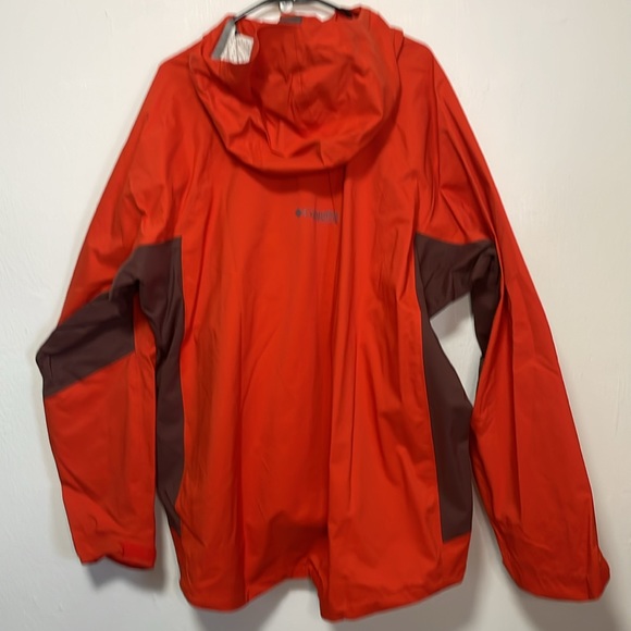 NWT Columbia Men’s Mezama Trail Shell size XXLarge color Spicy, light rai… - Picture 2 of 9
